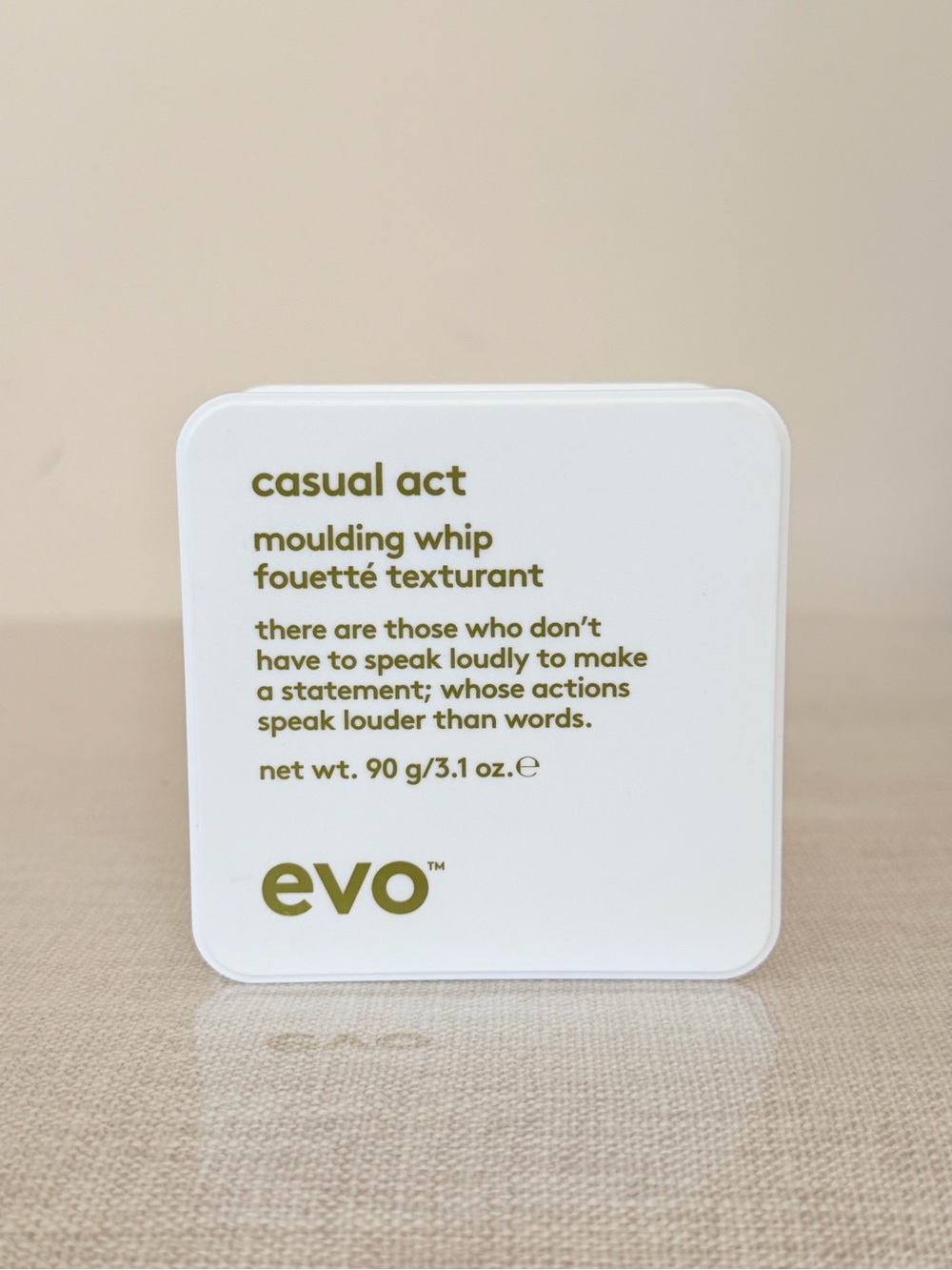 EVO Casual Act Moulding Whip Fouetté Texturant 90 g/3.1 oz New Sealed